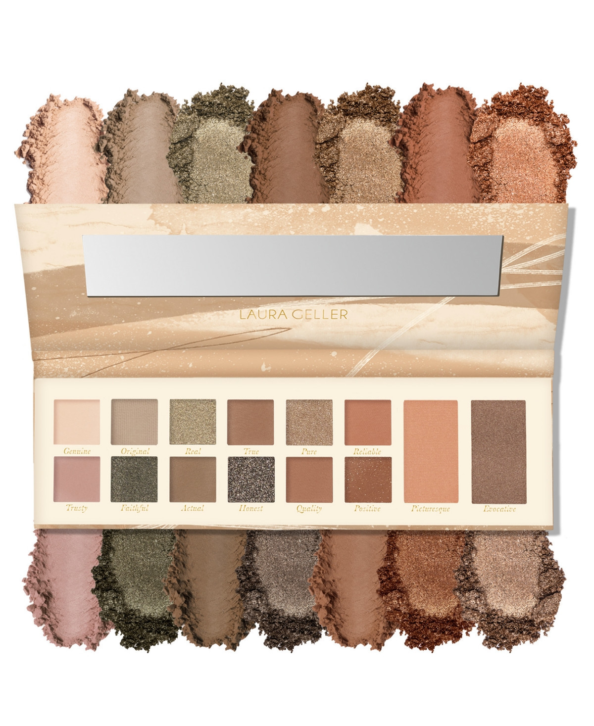 Laura Geller Beauty Laura's Essentials Artistic & Authentic 12 Multi-Finish Eyeshadows, 1 Highlighter, 1 Blush | Macy's