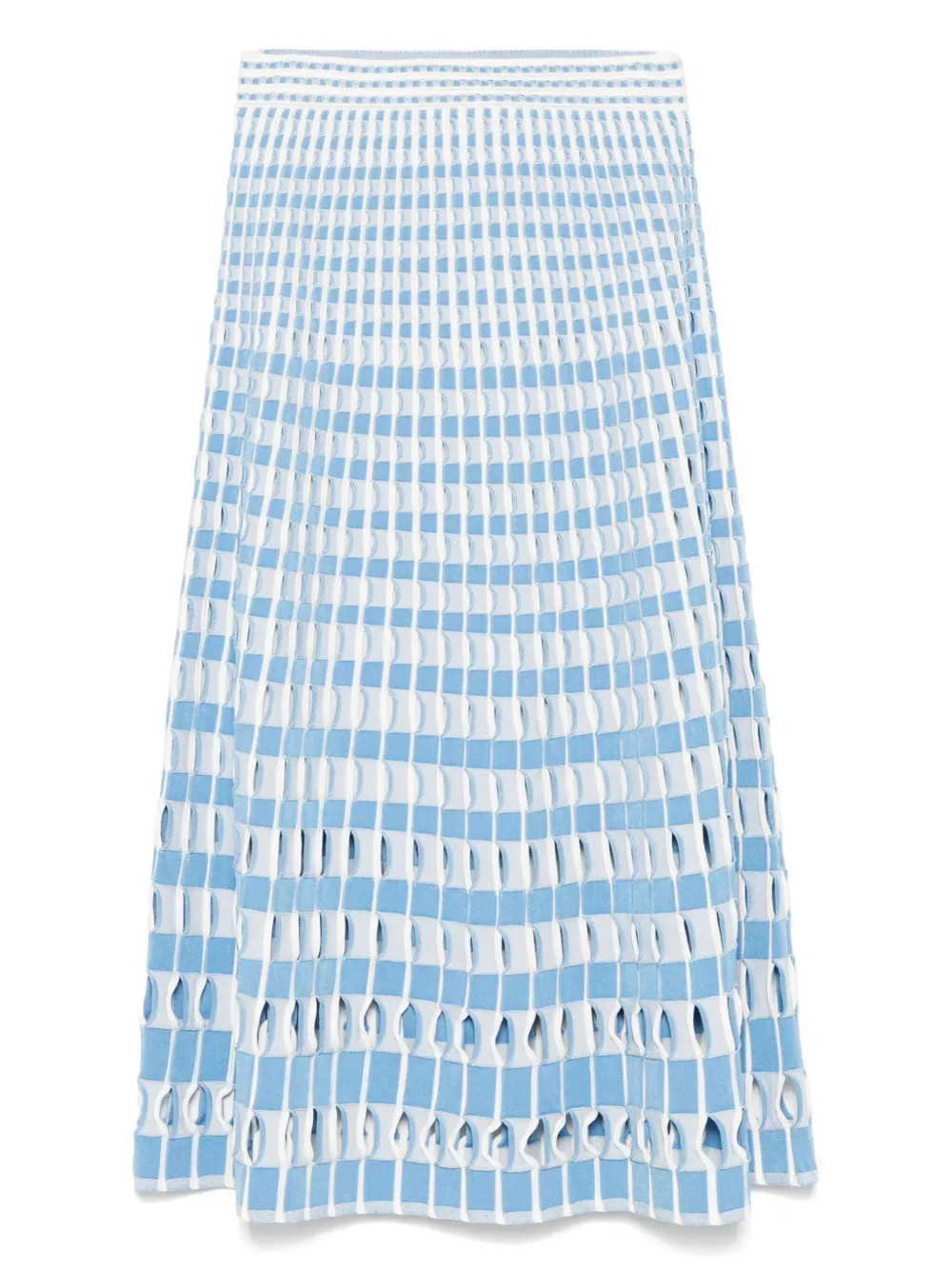 Simkhai Larken Midi Skirt | Blue | FARFETCH | Farfetch Global