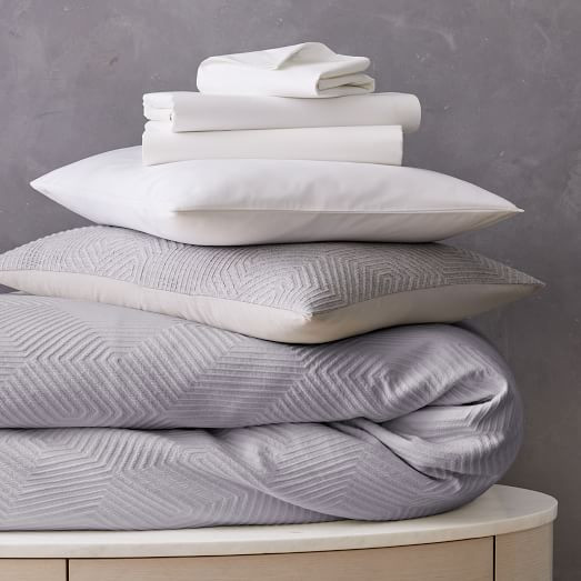 Modern Geo & Percale Starter Bedding Set | West Elm (US)
