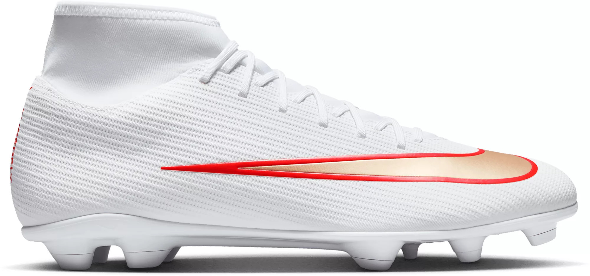 Nike Mercurial Superfly 11 Club FG Soccer Cleats, M12/W13.5, White/Red | DICK'S Sporting Goods