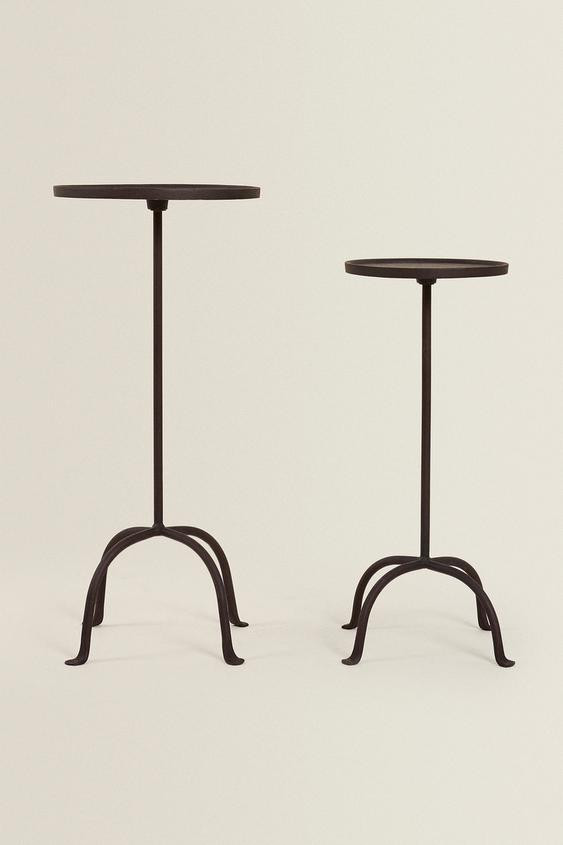 AGED METAL SIDE TABLE | Zara UK