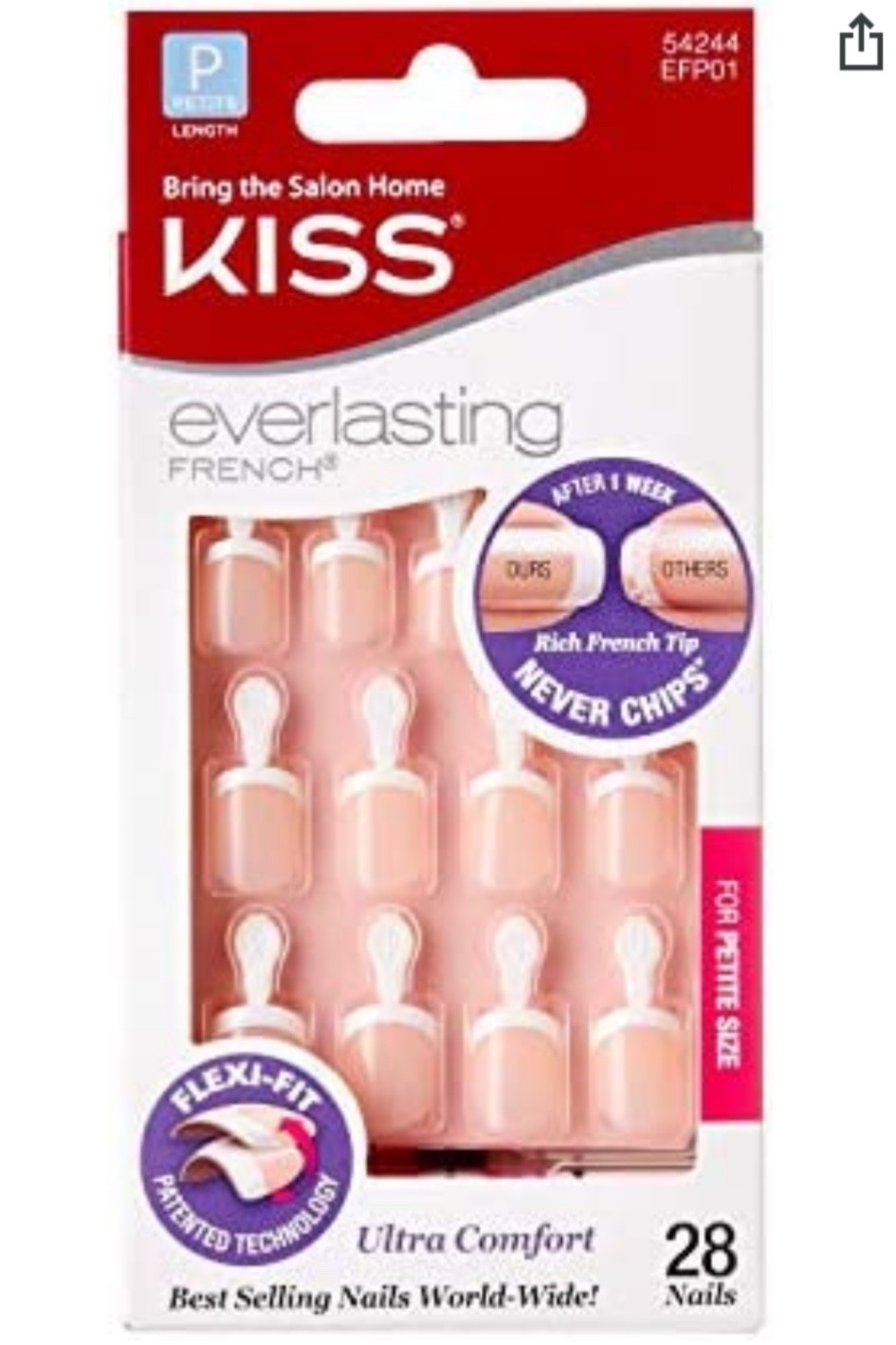 These are great for those that want the shorter length in French. These are also glue on which I find stays on better than the sticker nails that some companies sell  

#LTKstyletip #LTKbeauty #LTKunder50