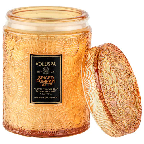 Mini Spiced Pumpkin Latte Glass Candle | Sephora (US)