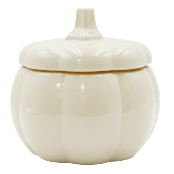 Vanilla Pumpkin Scented Candle, 30Oz, White, Wax, sold by At Home | At Home