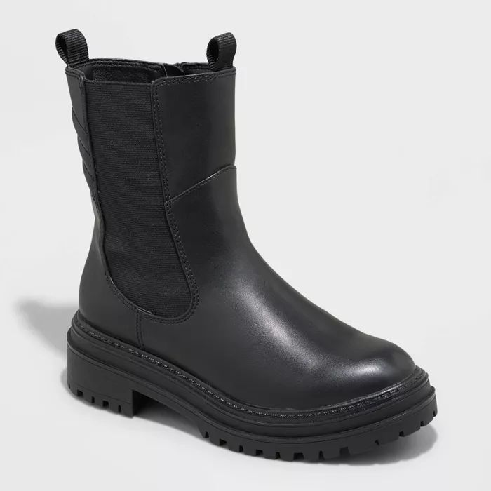 Women's Laura Gore Chelsea Boots - A New Day™ Black | Target
