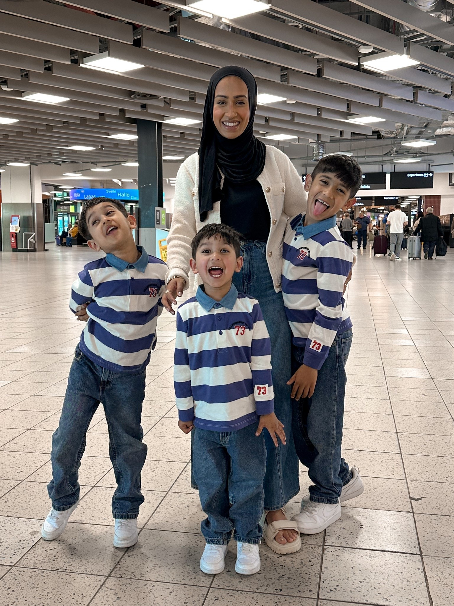 Matching (kind of!) travel outfits ✈️ 

#LTKtravel LTKAroundTheWorld #LTKuk