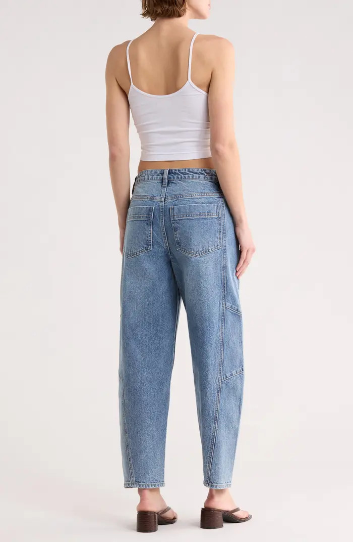 Brant High Waist Crop Barrel Jeans | Nordstrom Rack