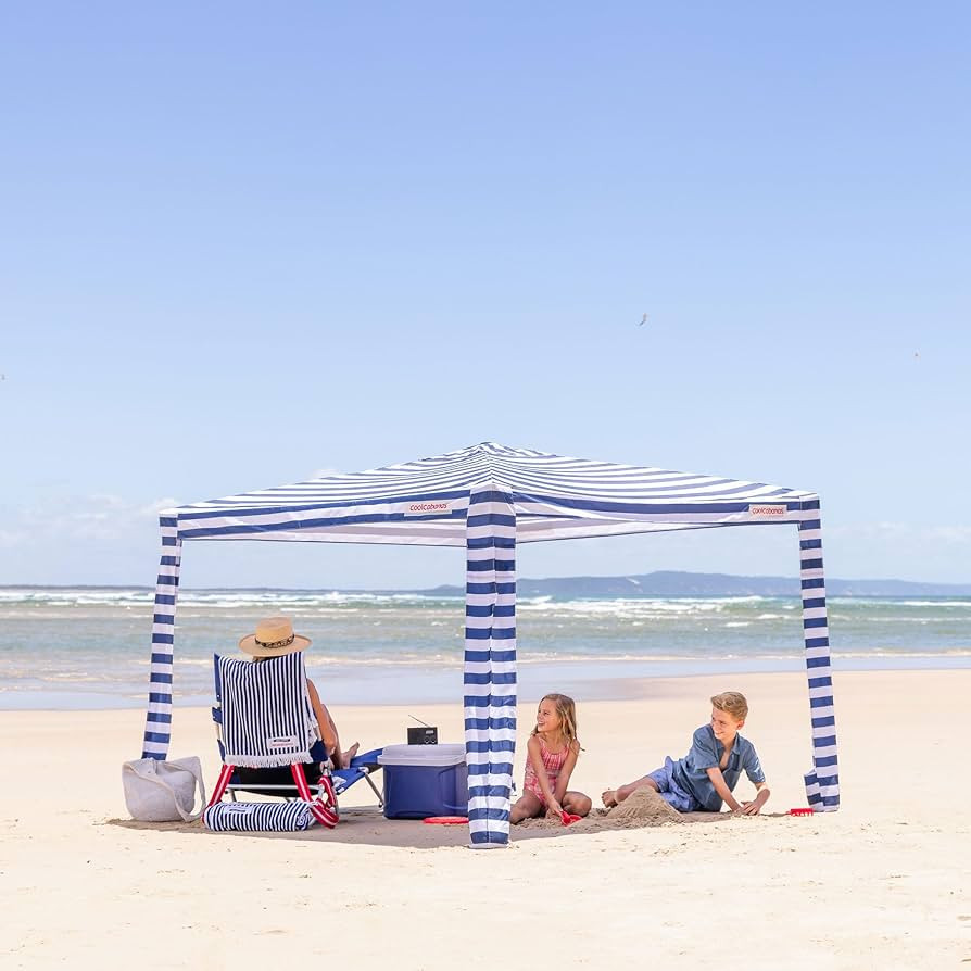 CoolCabana Beach Shade Tent - Easy Setup, UPF 50+ Protection, Large & Medium Sizes, Compact & Win... | Amazon (US)