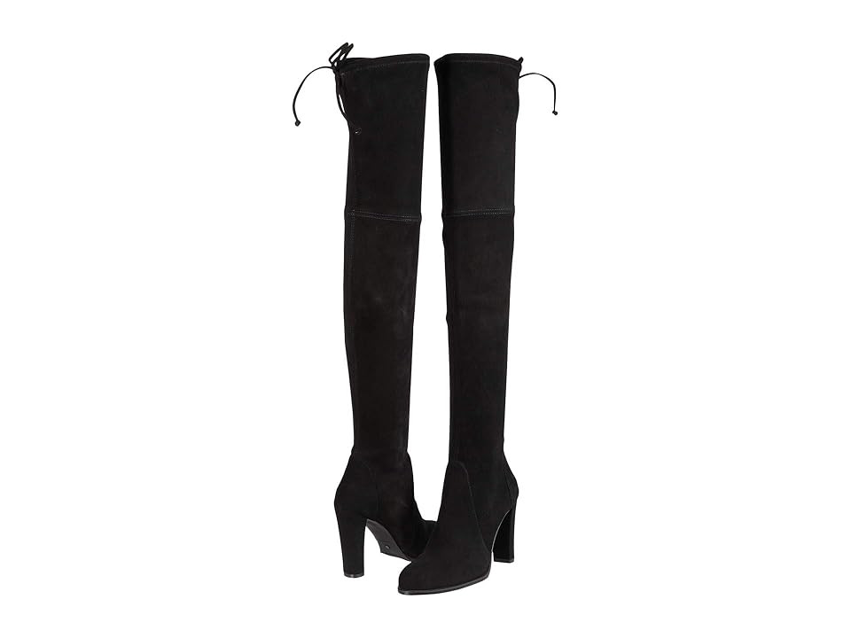 Stuart Weitzman Highland (Black) Women's Dress Pull-on Boots | Zappos