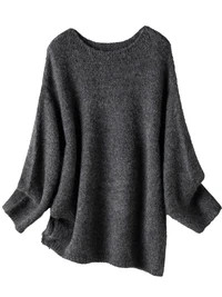 'Carli' Round Neck Comfy Slouchy Sweater (3 Colors) | Goodnight Macaroon
