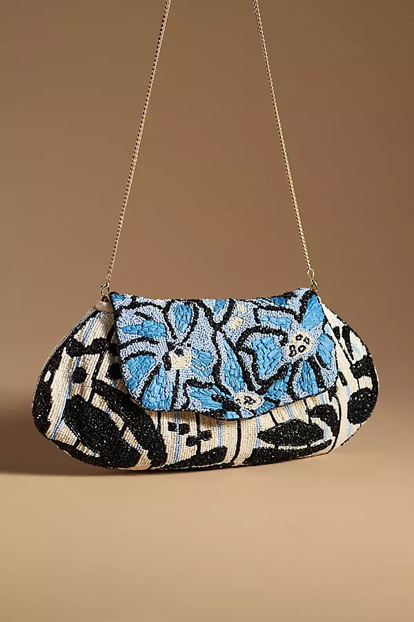 Beaded Foldover Clutch | Anthropologie (US)