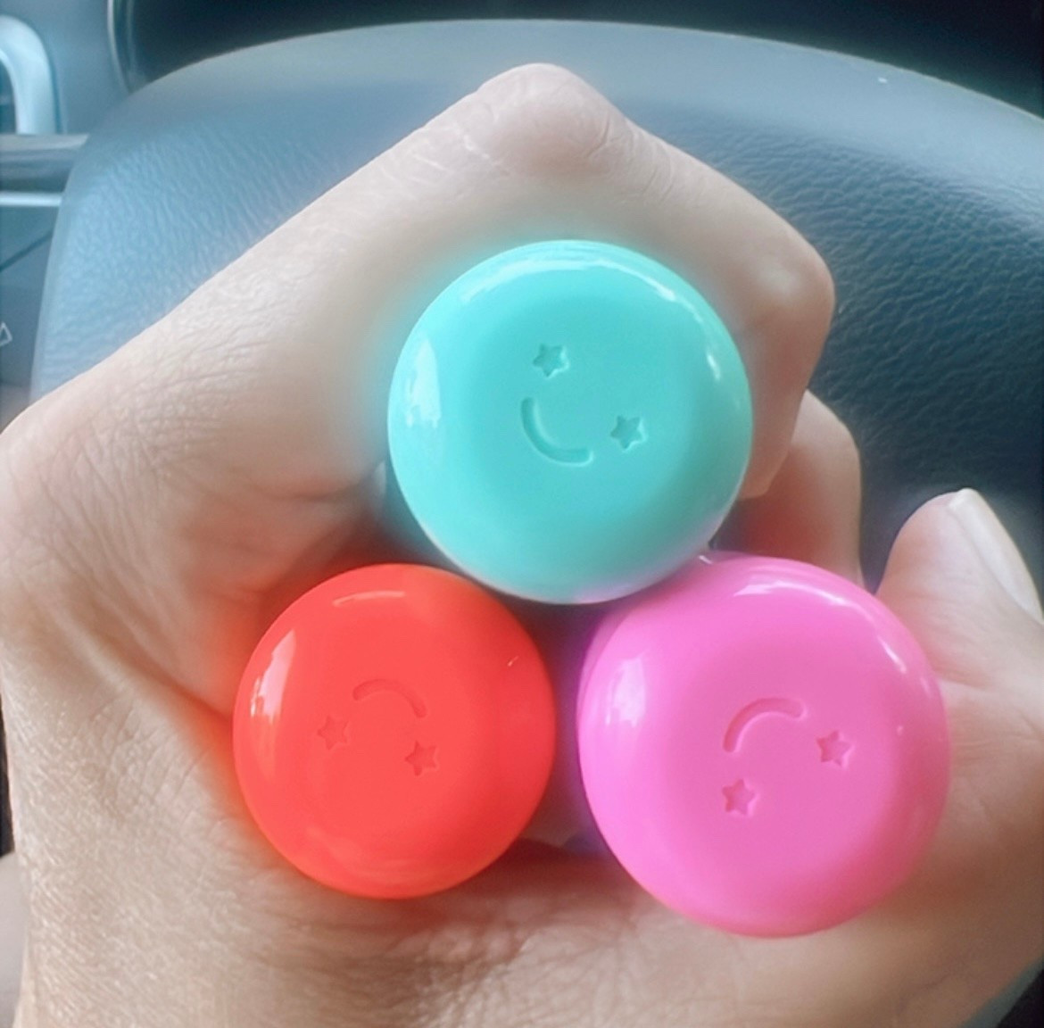Smile! 💖
… this fave lip balm is a win for all:
🩵 natural products 
🩷 cute packaging (both plastic casing and actual lip balm have a happy face on the end)
❤️ tons of great scents



#LTKBeauty #LTKKids #LTKFamily