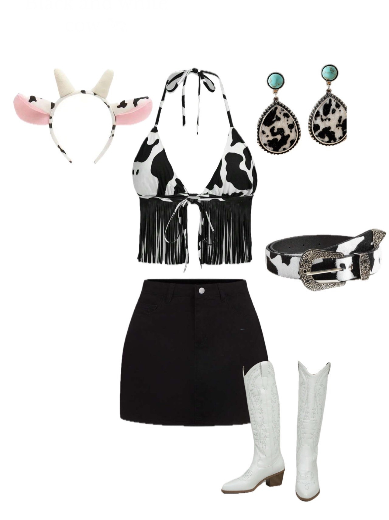 Black and White Cow Costume 

#LTKbeauty #LTKstyletip #LTKcanada