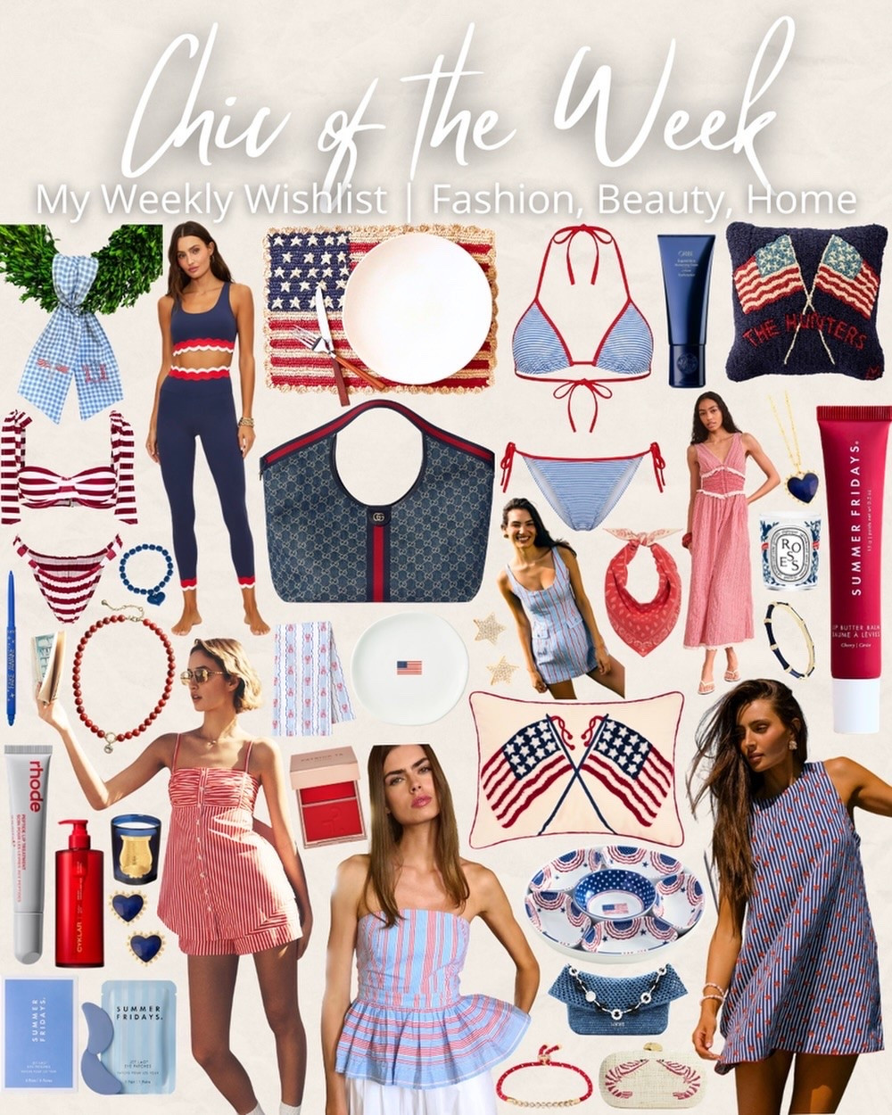 Chic of the Week: Memorial Day Weekend Edition 🇺🇸 Comment SHOP for the links sent to your DMs 🔗 !!

MDW is right around the corner and I wanted to share some fun outfits, home decor, and beauty products 🫶🏼 So cute I thought it deserved its own place in the feed ❤️🤍💙 

#memorialdayoutfit #memorialdaysale #summerfashion #homedecorlover #fashiongirls