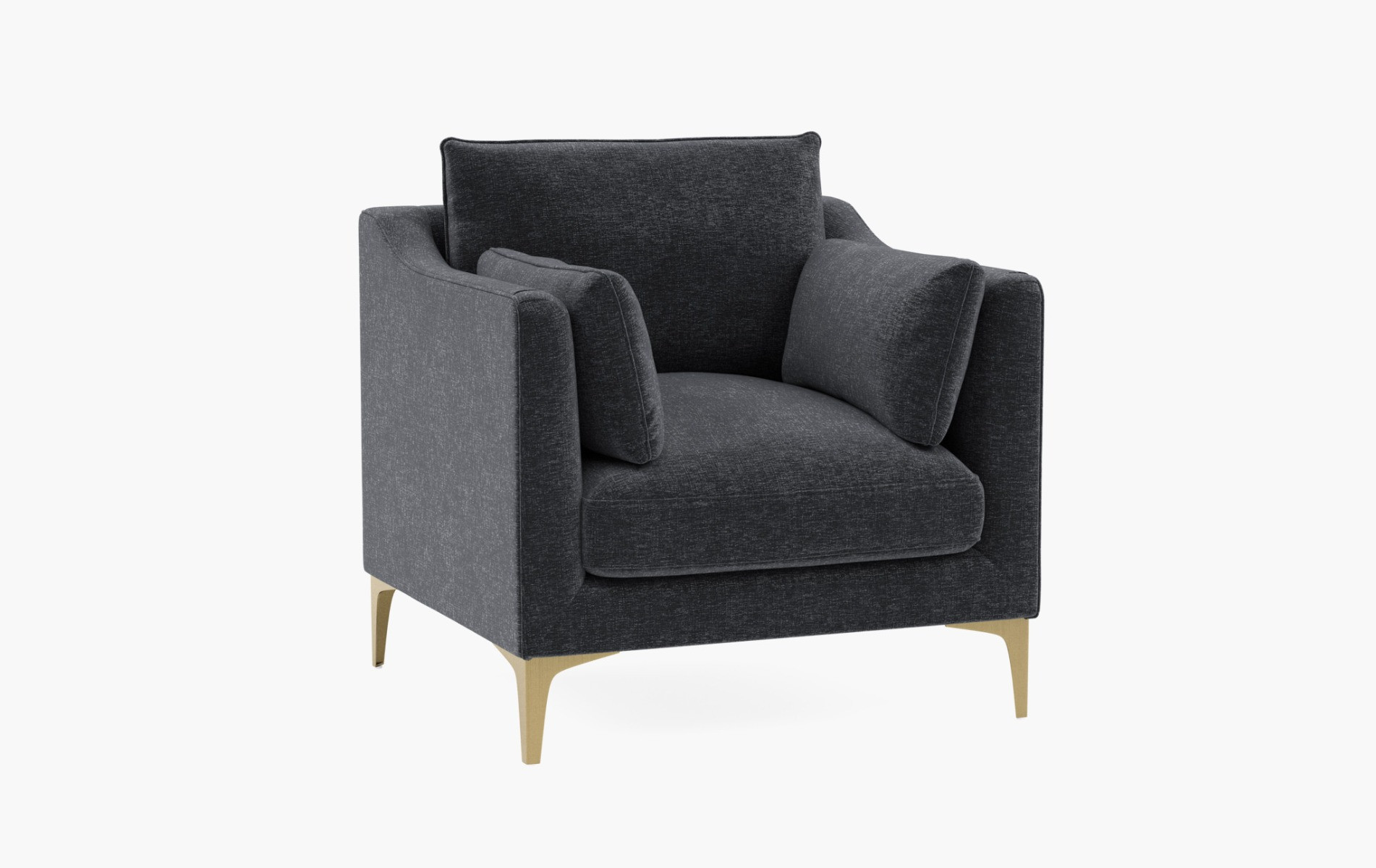 Caitlin Slipcovered Accent Chair by The Everygirl® | Interior Define