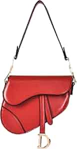 Saddle Bag Vintage Crossbody Bags for Women Satchel Handbags PU leather | Amazon (US)