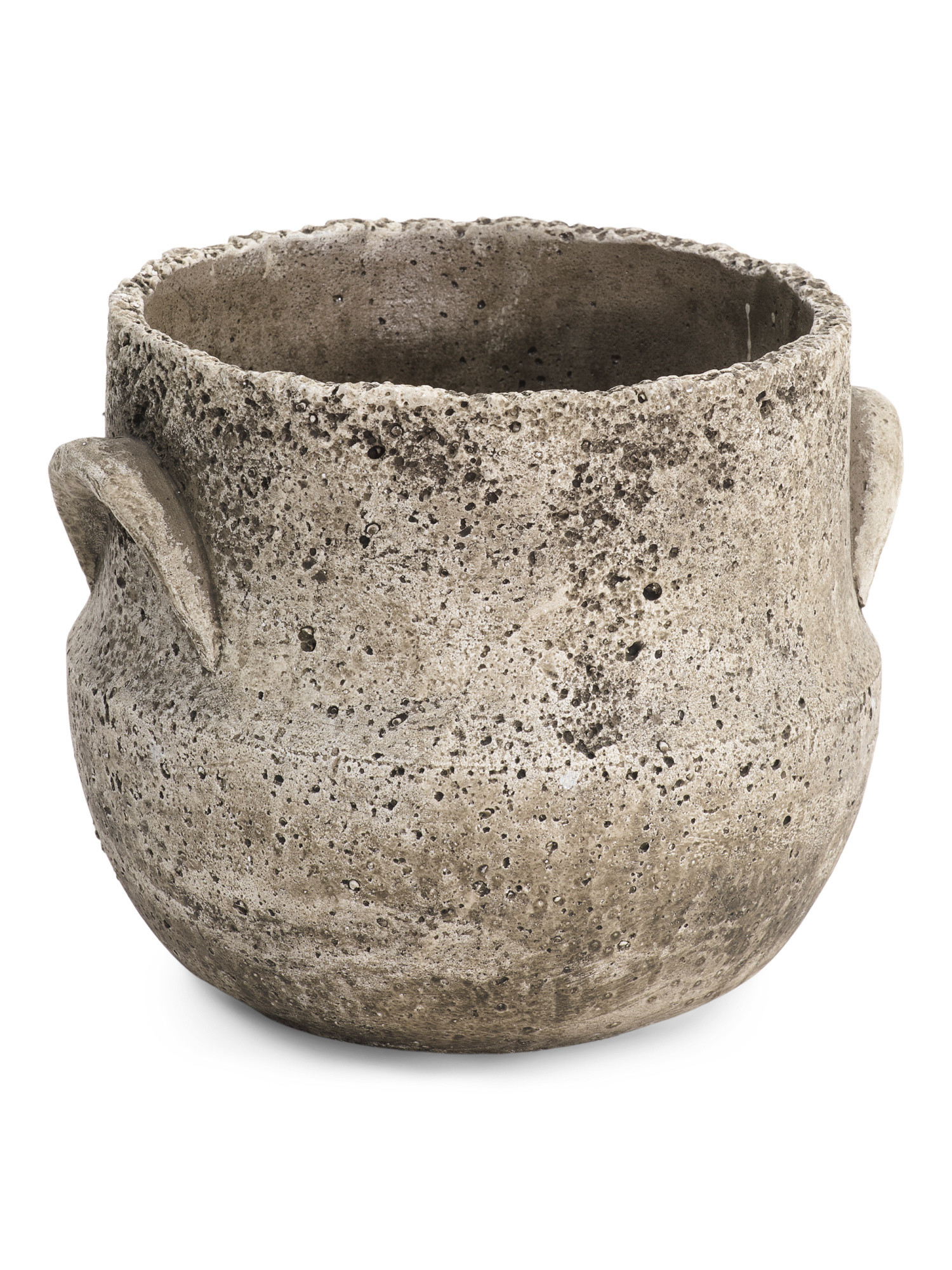 Cement Like Planter With Handles | TJ Maxx