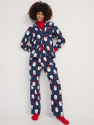 Printed Flannel Pajama Set for Women | Old Navy (US)