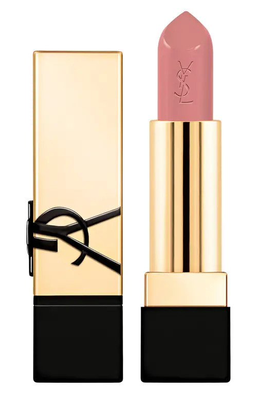 Yves Saint Laurent Rouge Pur Couture Caring Satin Lipstick with Ceramides in N5 Tribute Nude at Nordstrom | Nordstrom