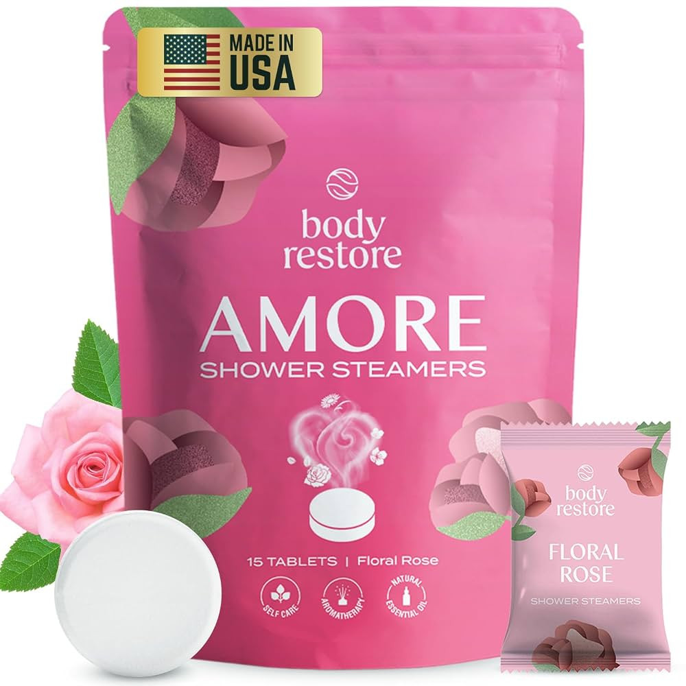 Body Restore Shower Steamers Aromatherapy 15 Pack - Christmas Stocking Stuffers for Men, Birthday... | Amazon (US)