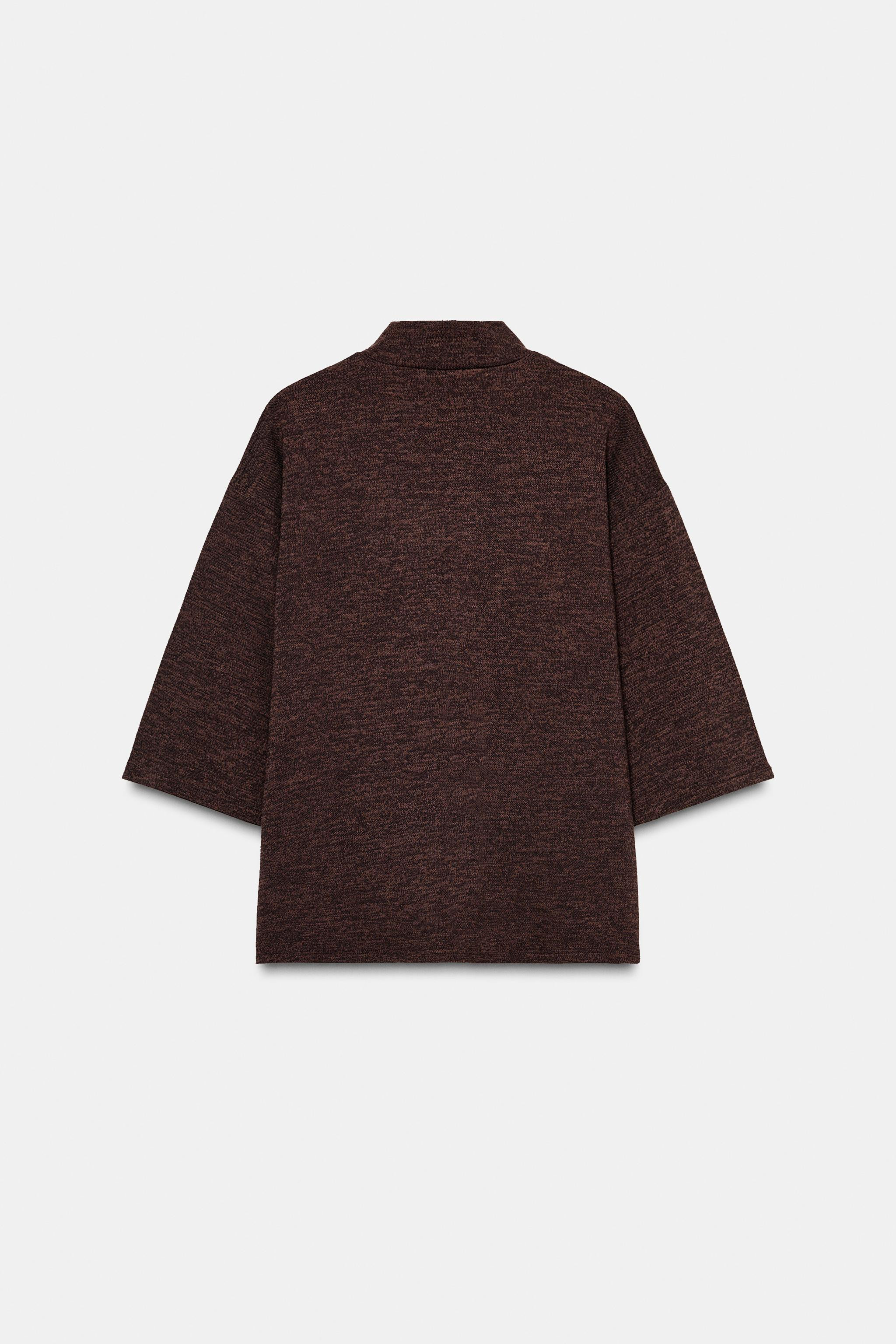 MOCK NECK PIQUÉ T-SHIRT | Zara US
