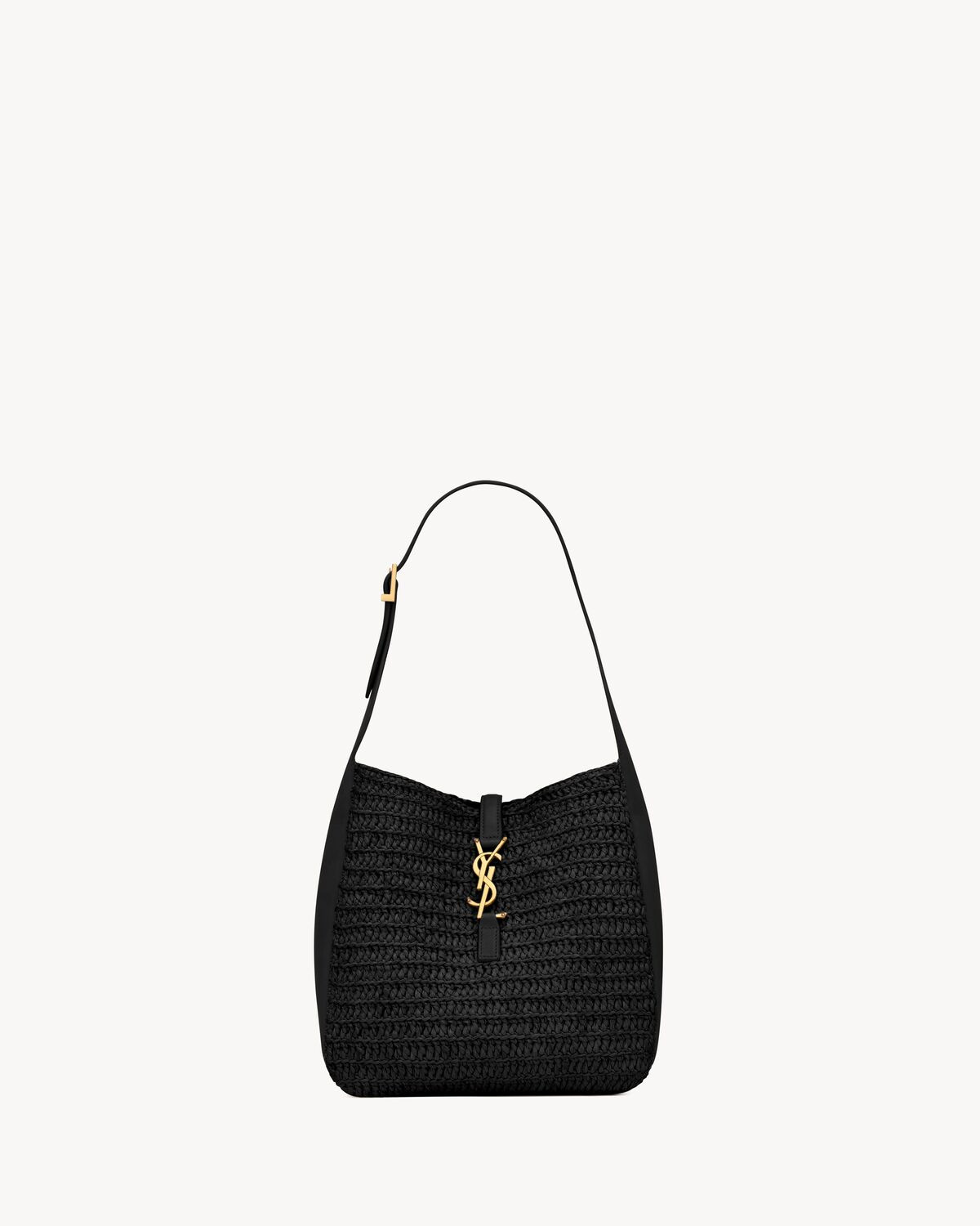 le 5 à 7 supple small in raffia and leather | Saint Laurent Inc. (Global)