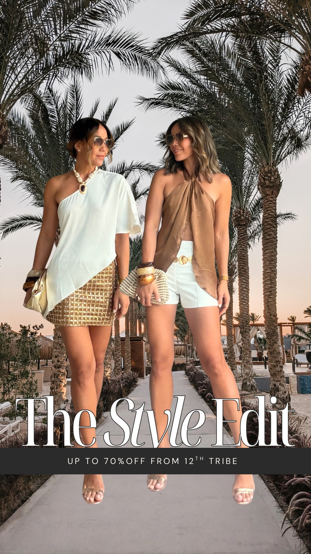 Summer plans call for cute outfits, and @12th Tribe  just dropped their biggest sale of the season. ☀️ So many favorites are up to 70% off right now! 🤍