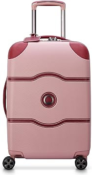 DELSEY Paris Chatelet Air 2.0 Hardside Luggage with Spinner Wheels, Pink, Carry-on 21 Inch | Amazon (US)
