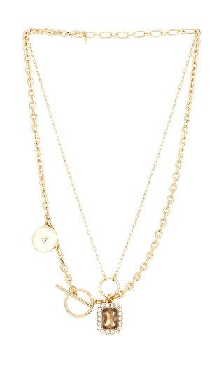 Tommy Necklace in Amber | Revolve Clothing (Global)