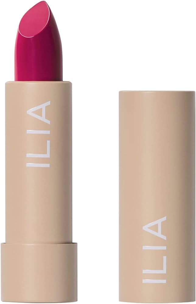 ILIA - Color Block Lipstick | Non-Toxic, Vegan, Cruelty-Free, Clean Makeup (Knockout (Bold Magent... | Amazon (US)