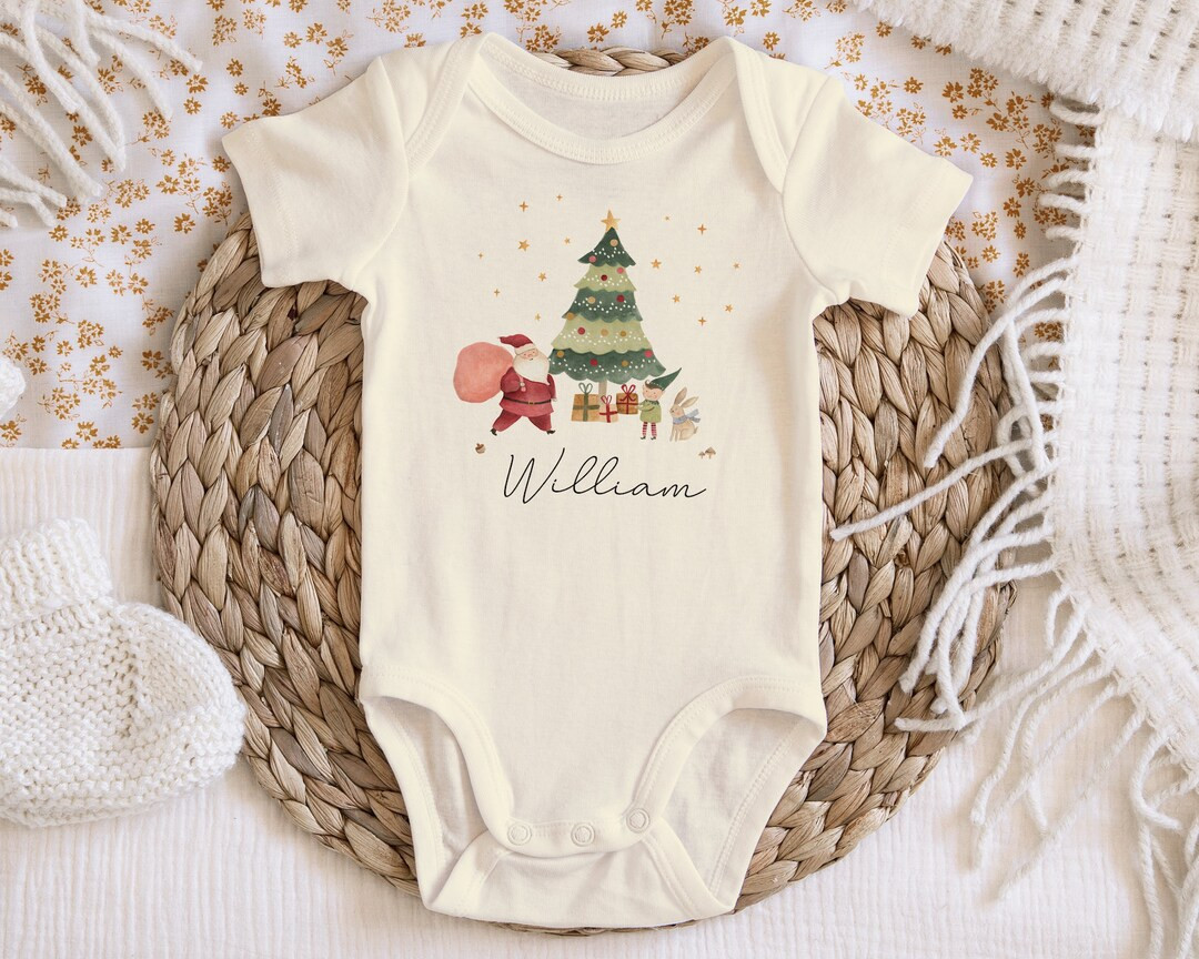 Baby Onesie Gifts, Custom Baby First Christmas Onesies, Infant Christmas Outfit Onsie, Custom Chr... | Etsy (US)