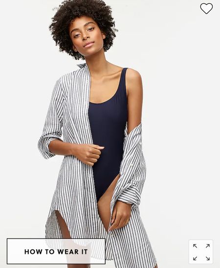 Love this for a pool cover up or just lounging around the house. #jcrew #coverup

#LTKsalealert #LTKstyletip