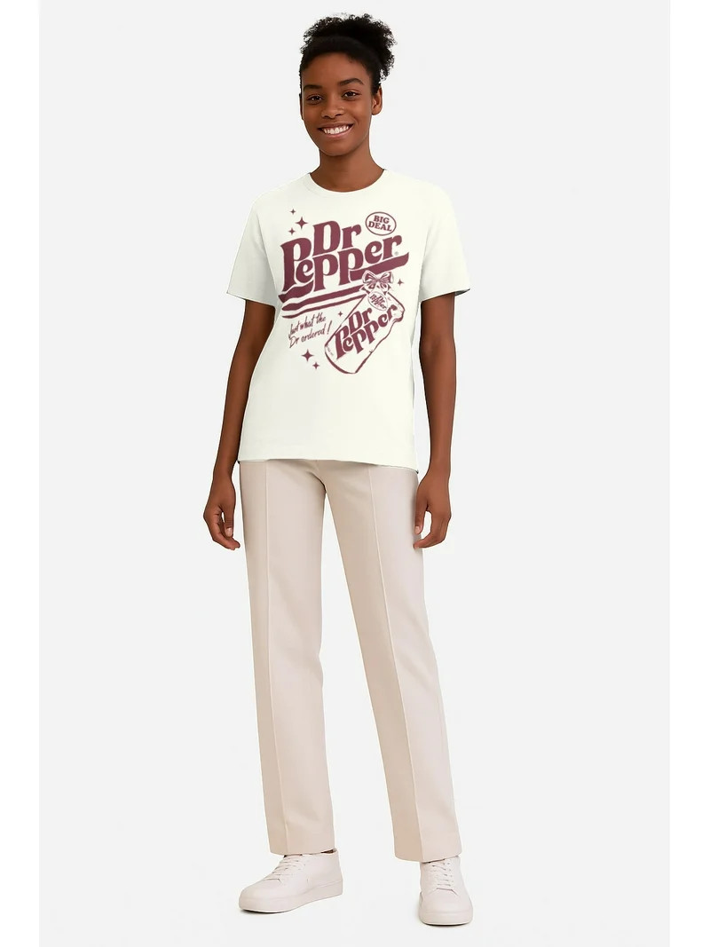 Dr Pepper Women's Graphic Tee with Short Sleeves, Sizes XXS-XXL | Walmart (US)