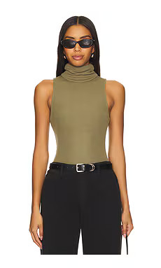 Lovers and Friends Blythe Bodysuit in Olive Green from Revolve.com | Revolve Clothing (Global)