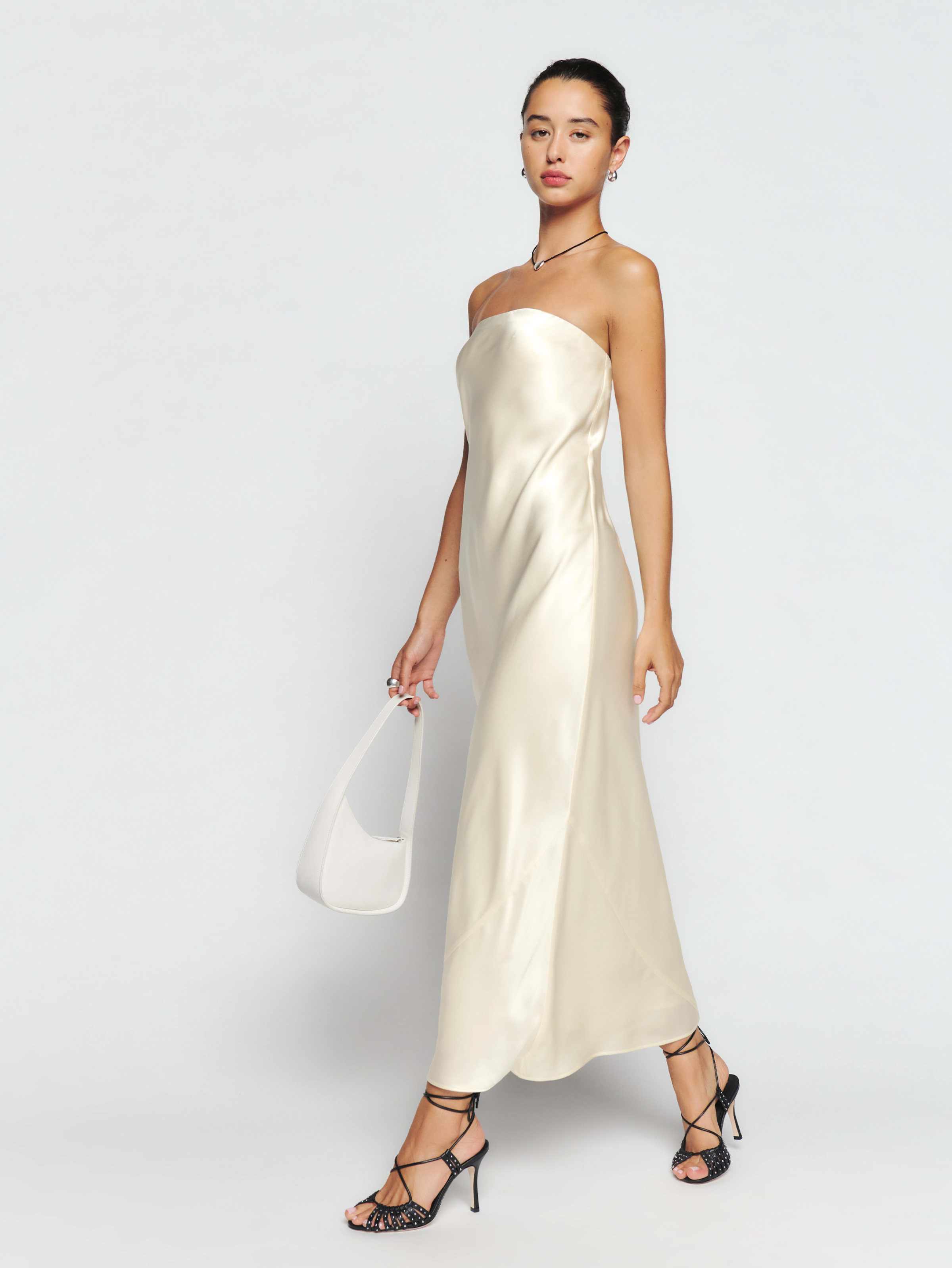 Petites Joana Silk Dress | Reformation (Global)
