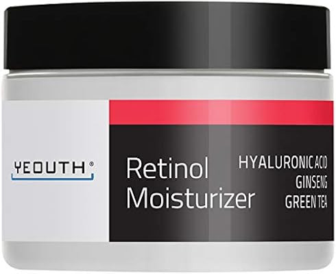YEOUTH Retinol Cream Moisturizer 2.5% for Face with Hyaluronic Acid, Ginseng and Green Tea (1oz) | Amazon (US)