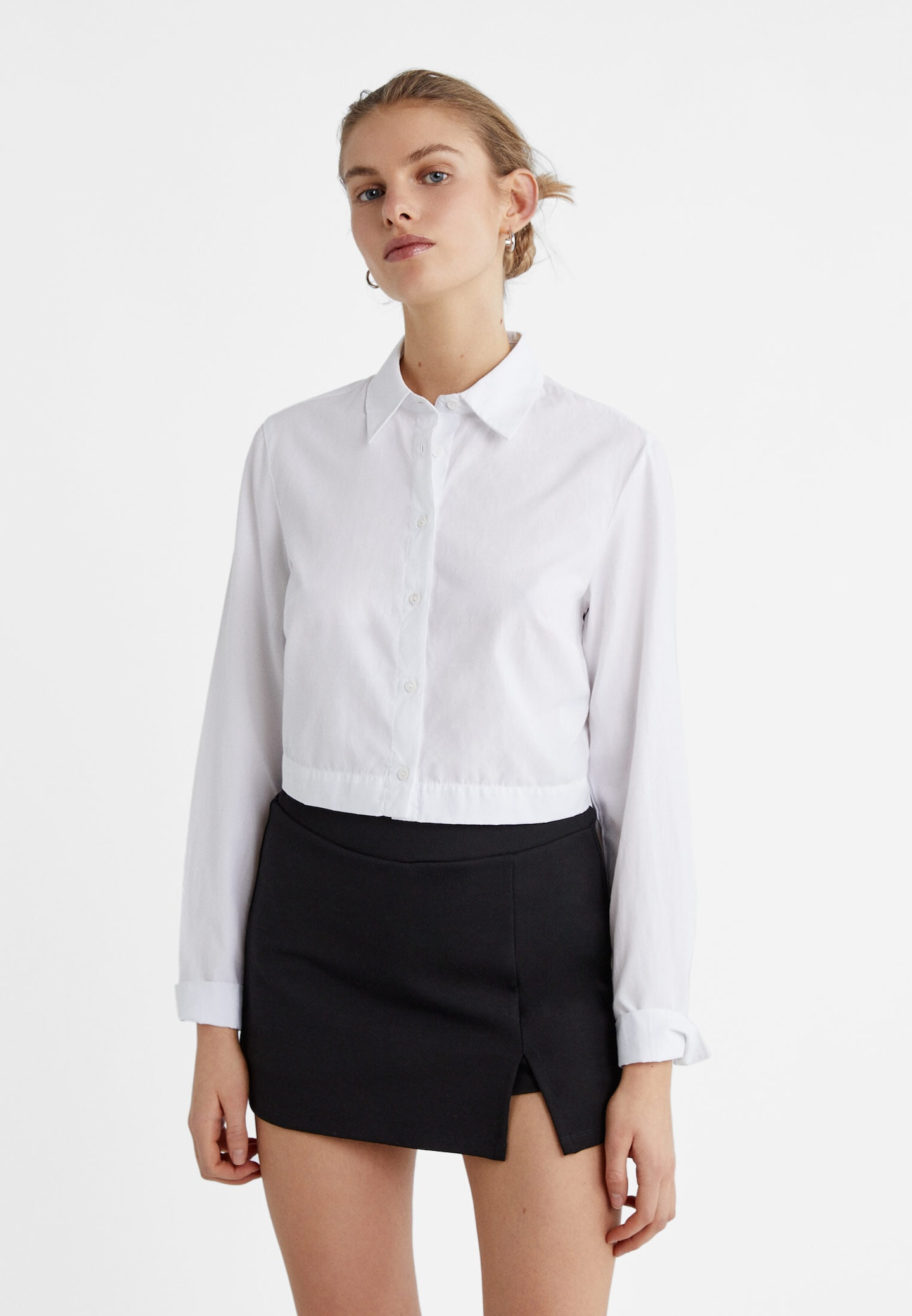 Ponte di Roma knit skort | Stradivarius (UK)