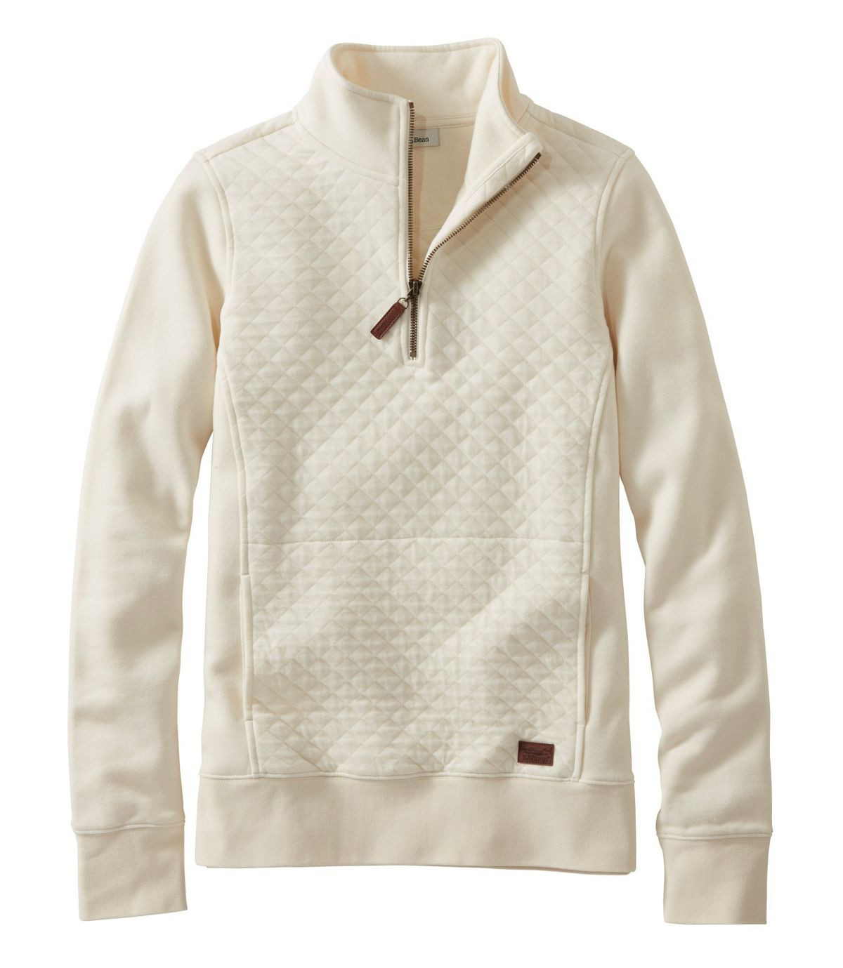 Women's Quilted Quarter-Zip Pullover | L.L. Bean