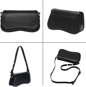 Zengmei Shoulder bag, Designer Bag, Saddle Purse for Women Female Girl | Amazon (US)