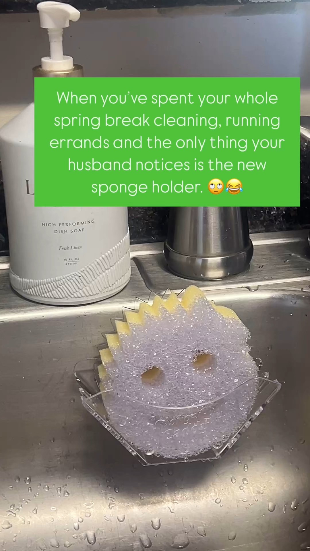 Spring cleaning spring break Scrub Daddy Scrub Mama sponge and sponge holder 

#LTKOver40 #LTKHome #LTKFamily