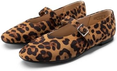 DREAM PAIRS Women's Ballet Mary Jane Flats Dress Round Toe Comfortable Casual Slip On Buckle Stra... | Amazon (US)