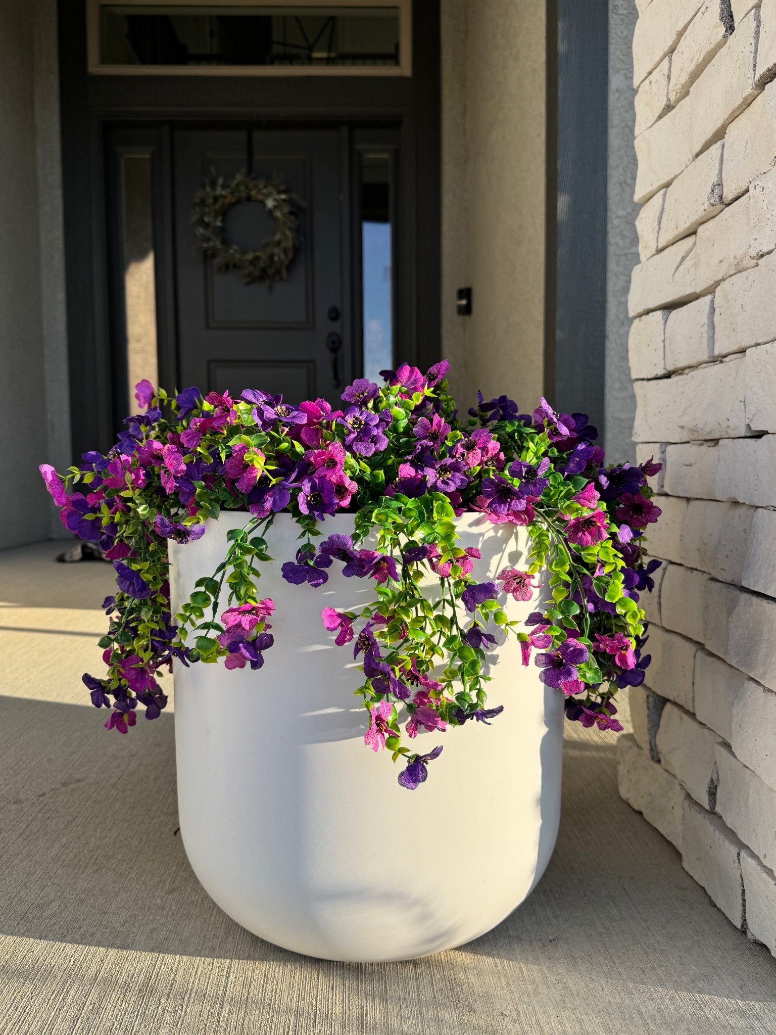 These fake flowers look insanely real and so pretty! Obsessed. 

Linking the pot and flowers here - these are 15” pots and there are two sets of the flowers pictured inside here & we filled with real dirt. Planning to add some tall grasses in the middle! 

Spring front porch decor 


#LTKSeasonal #LTKHome