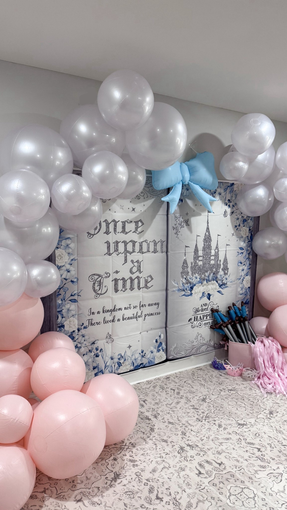 Our Cinderella Party backdrop ✨ 

#LTKKids #LTKFindsUnder50 #LTKParties