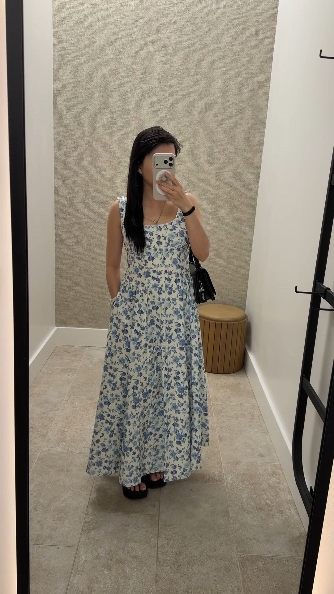 Wearing the A&F Bra-Free Dylan Dress in an XS! 💙 This bestselling style is so comfortable and easy to wear, plus it has side pockets! 🙌🏻 On my small frame, the regular length actually fits more like a maxi dress. If you are short and prefer a true midi length, I’d recommend the petite version! ☺️ Love this blue and white floral print for summer. Linked this dress and more Abercrombie favorites here! 🫶🏻 @abercrombie #summerdress #summerfashion #petitestyle

#LTKootd #LTKxAbercrombie #LTKPetite