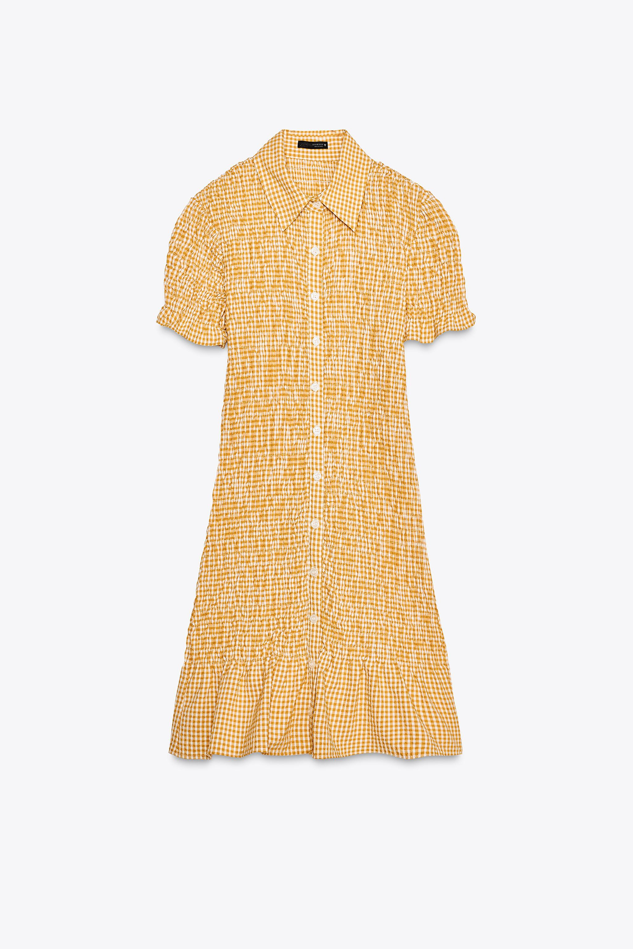 GINGHAM DRESS | Zara US