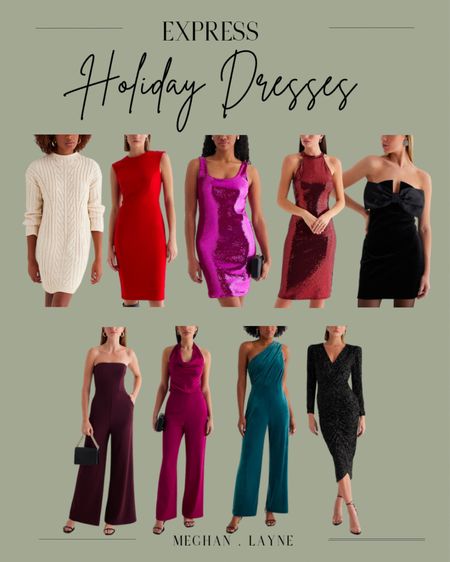 Express holiday dresses for your holiday work party, festive party and more! 

#LTKHoliday #LTKSeasonal #LTKGiftGuide