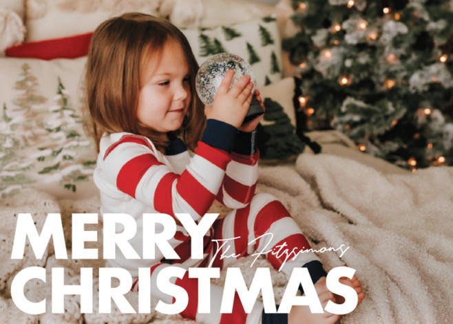 "stated" - Customizable Grand Holiday Cards in White by Phrosne Ras. | Minted