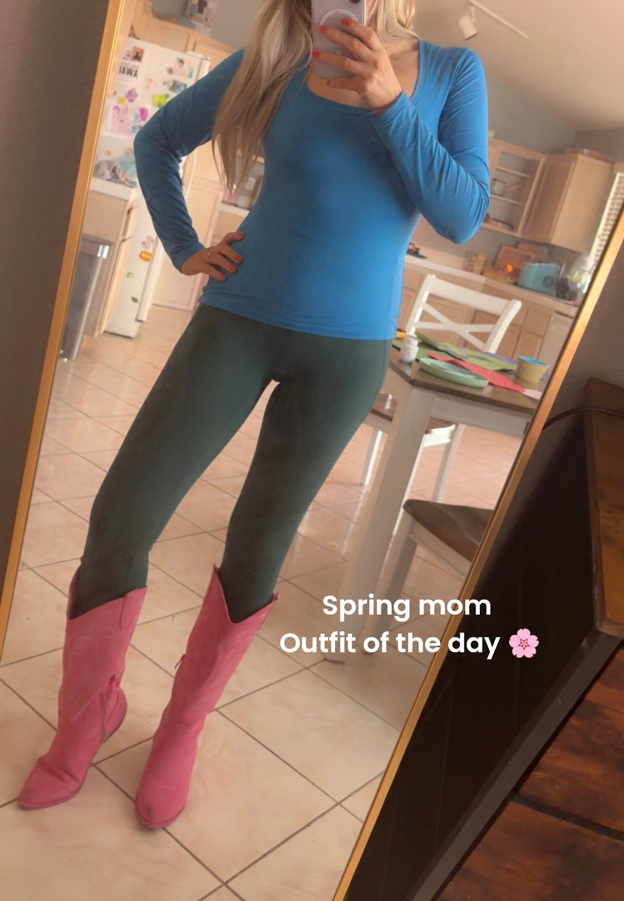 Mom outfit of the day perfect spring outfit 🌸

#LTKmomlife #LTKootd #LTKgrwm