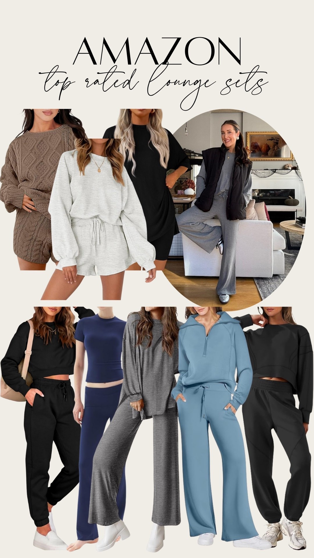 Amazon top rated lounge sets! My go to favorites for matching sets to lounge and run errands in. Abercrombie look for less, Spanx look for lesss

#LTKActive