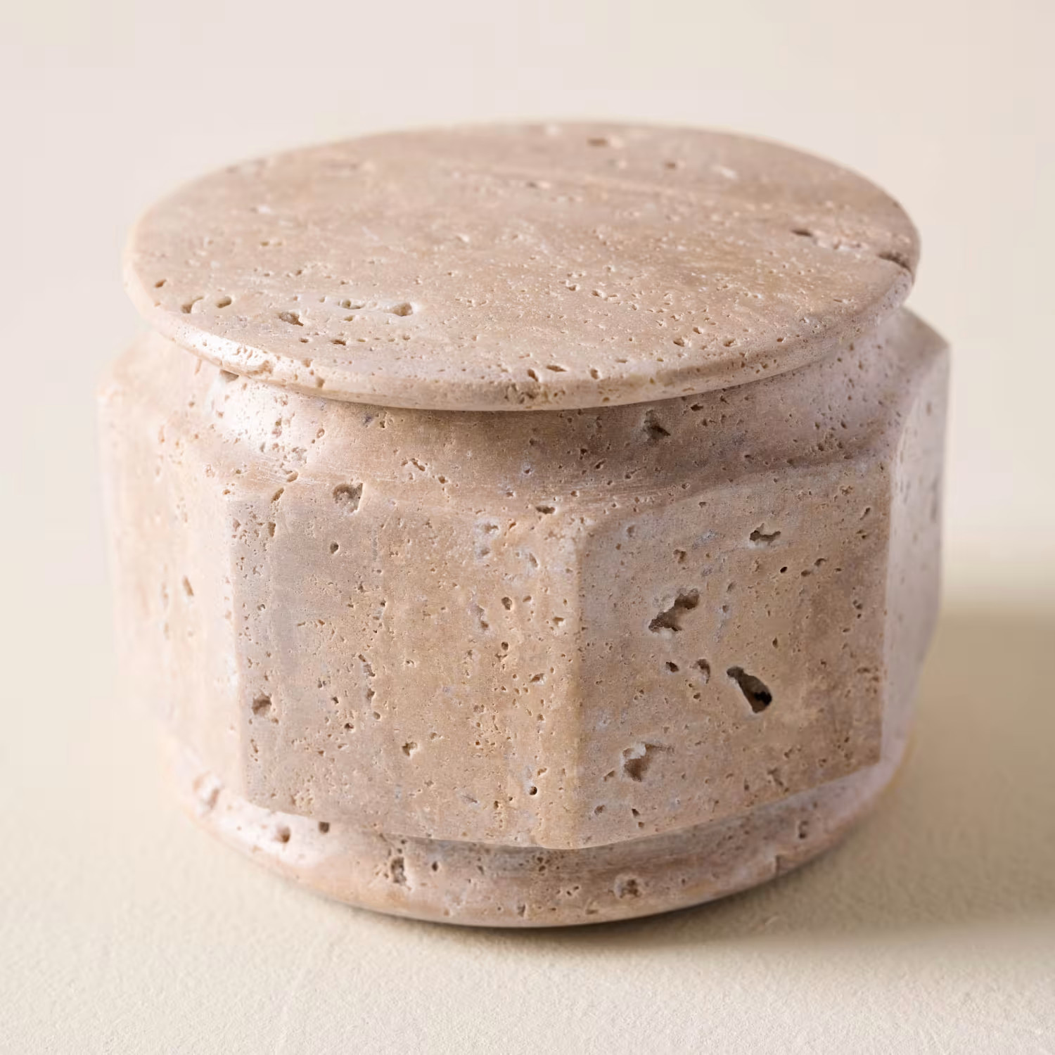 Travertine Canister | Magnolia
